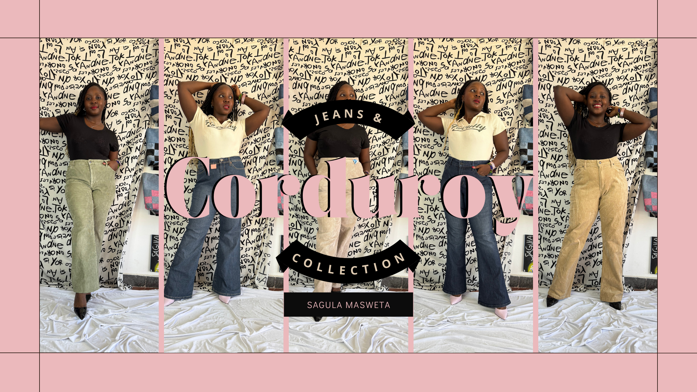 Beige Green Black Minimalist Fashion Summer Moodboard Blog Banner